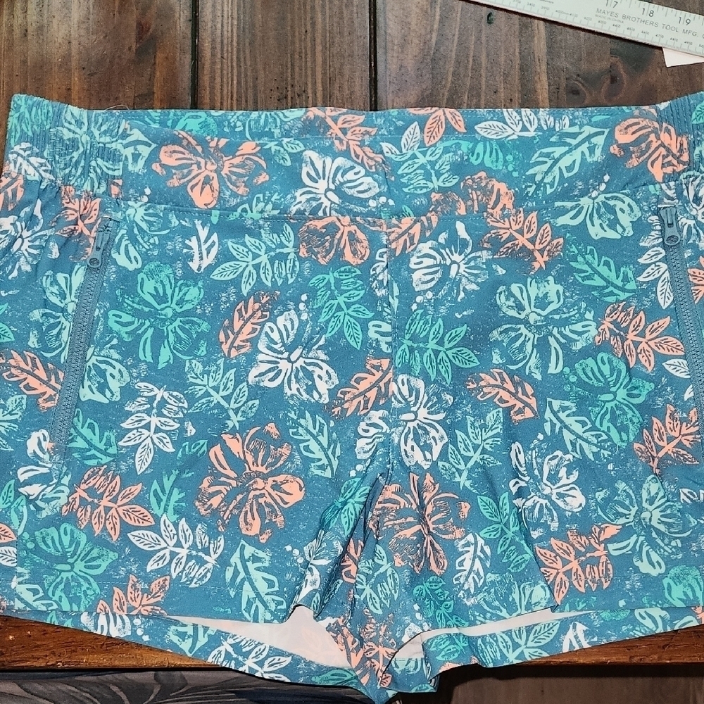 Columbia Floral Print Women's Shorts Sz XL